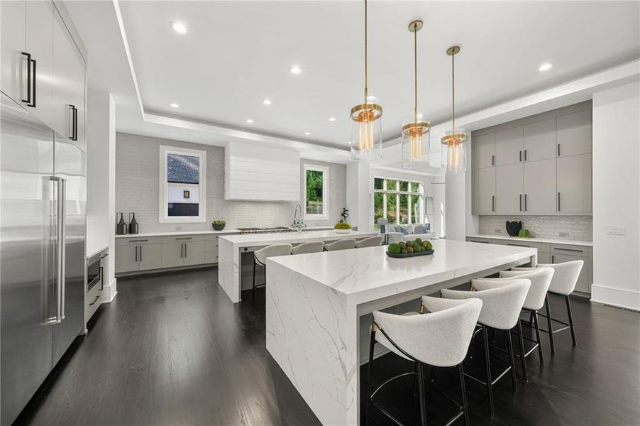 Furnished interior view inside a new home in , Sandy Springs (Image 42).