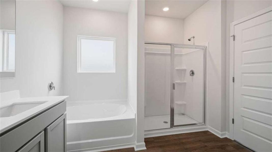Furnished interior view inside a new home in The Preserve at Agricultural Village, Perry (Image 6).