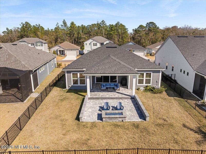 Exterior details and patio area of a home in , St. Johns (Image 40).