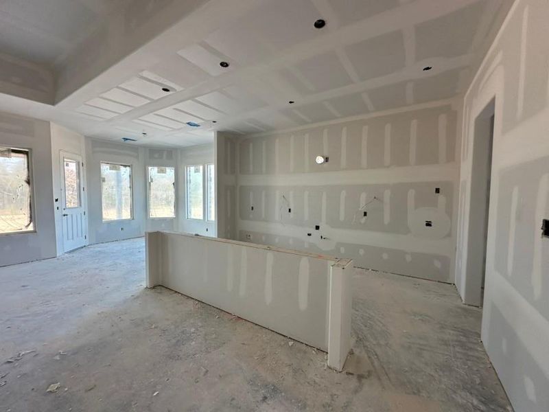 In-progress construction of a new home in Eagle Ridge Estates, Weatherford, TX (Image 8).