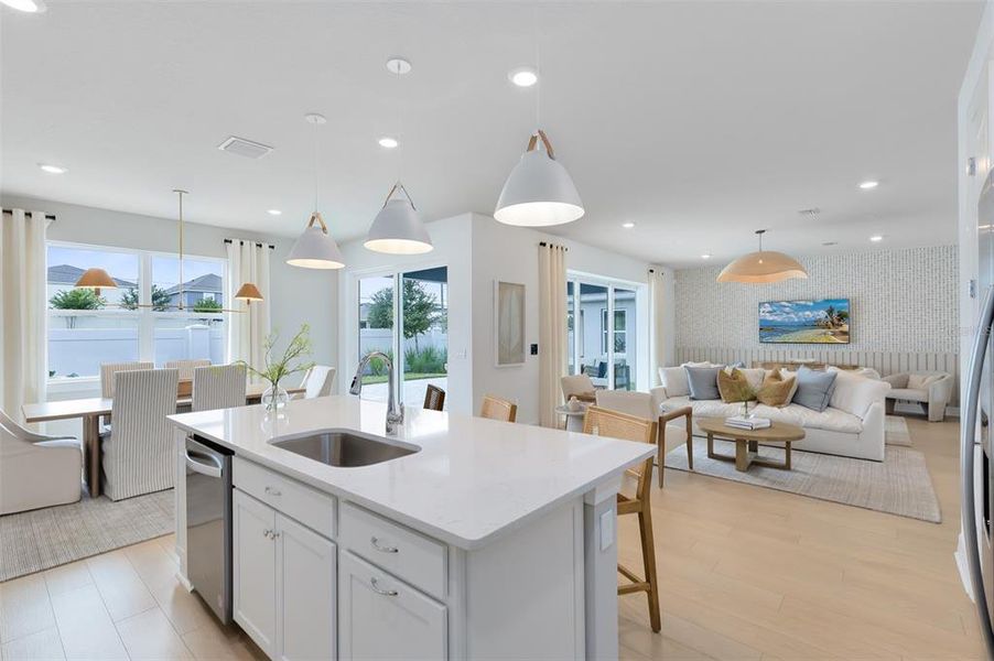 Furnished interior view inside a new home in Willow Ridge, Montverde (Image 9).