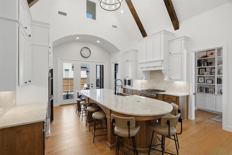 Furnished interior view inside a new home in Trinity Falls: 70ft. lots, McKinney (Image 12).