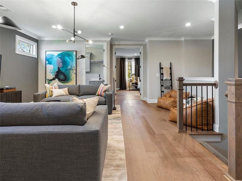 Furnished interior view inside a new home in , Suwanee (Image 19).