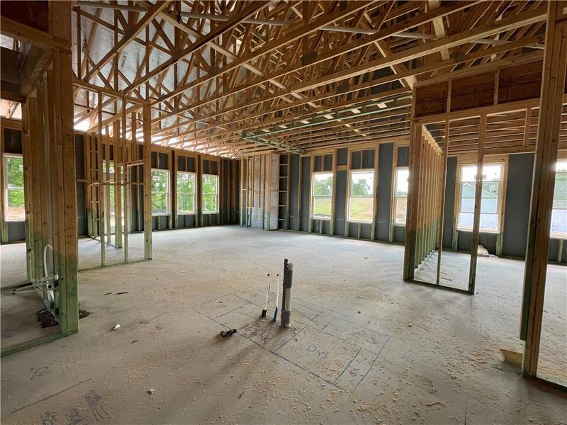 In-progress construction of a new home in , Gainesville, GA (Image 40).
