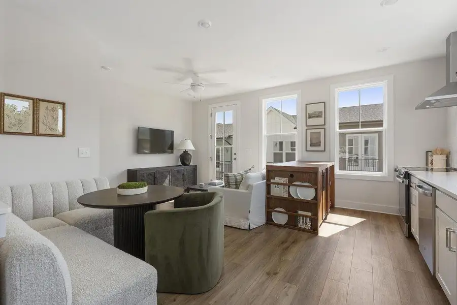 Furnished interior view inside a new home in , Atlanta (Image 4).