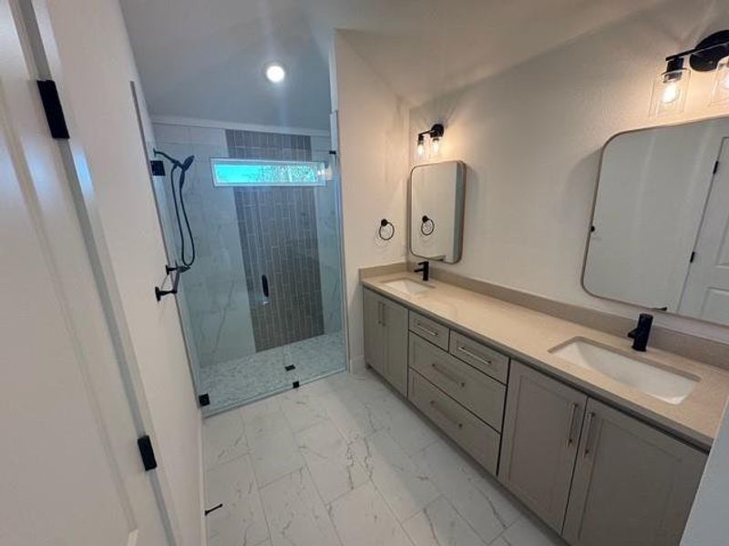 Primary Bath with Walk In Shower