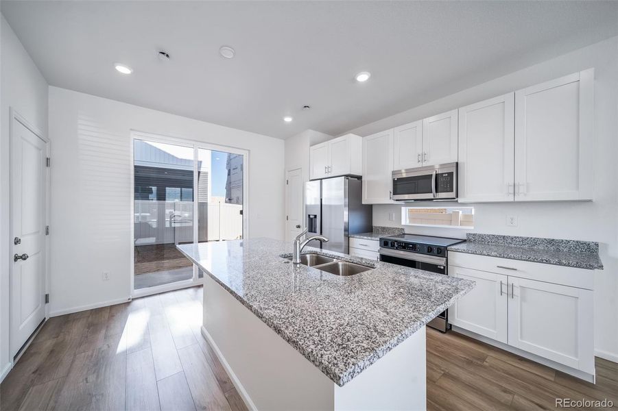 Furnished interior view inside a new home in , Bennett (Image 6). Furnished interior view inside a new home in , Bennett (Image 6).