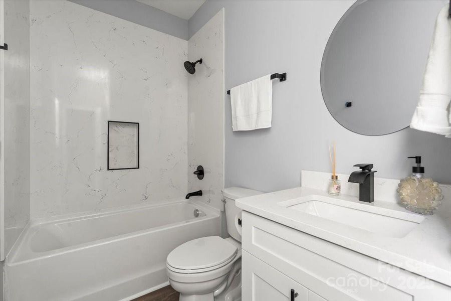 Furnished interior view inside a new home in , Albemarle (Image 5).