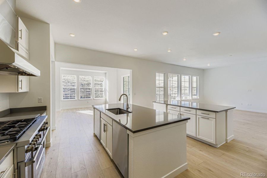 Furnished interior view inside a new home in Macanta: The Legends Collection, Castle Rock (Image 8).