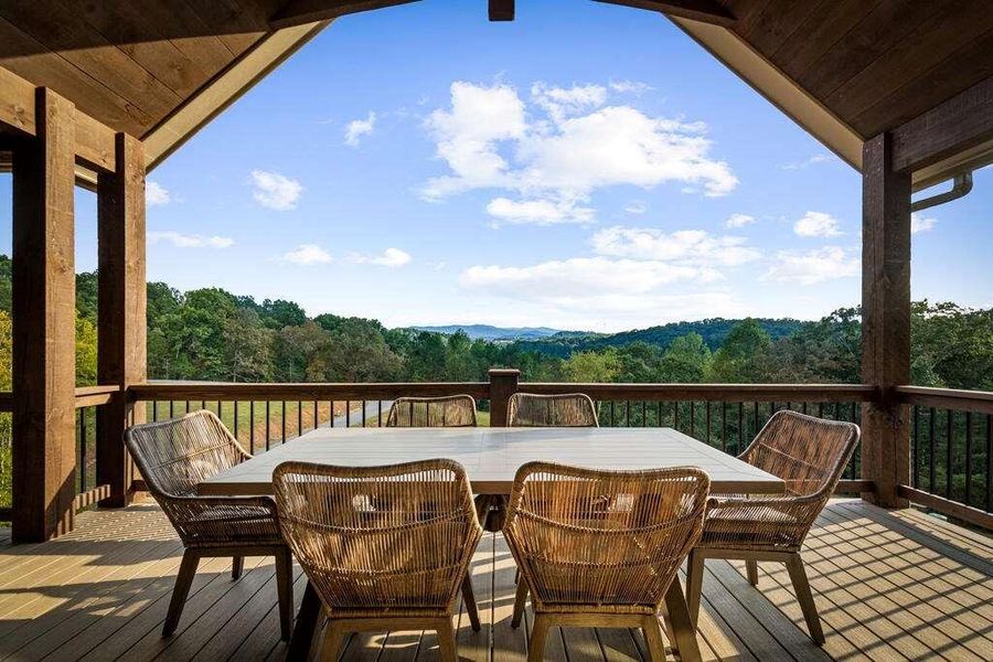 Exterior details and patio area of a home in , Blue Ridge (Image 41).