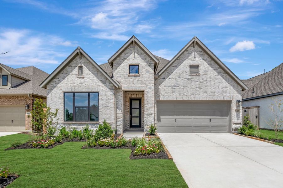 Front exterior of a new home in Kresston - Enclave Collection, Montgomery, TX, highlighting curb appeal (Image 2).