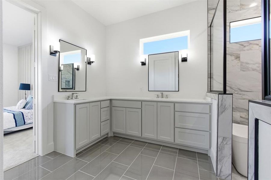 Furnished interior view inside a new home in , Waxahachie (Image 13).