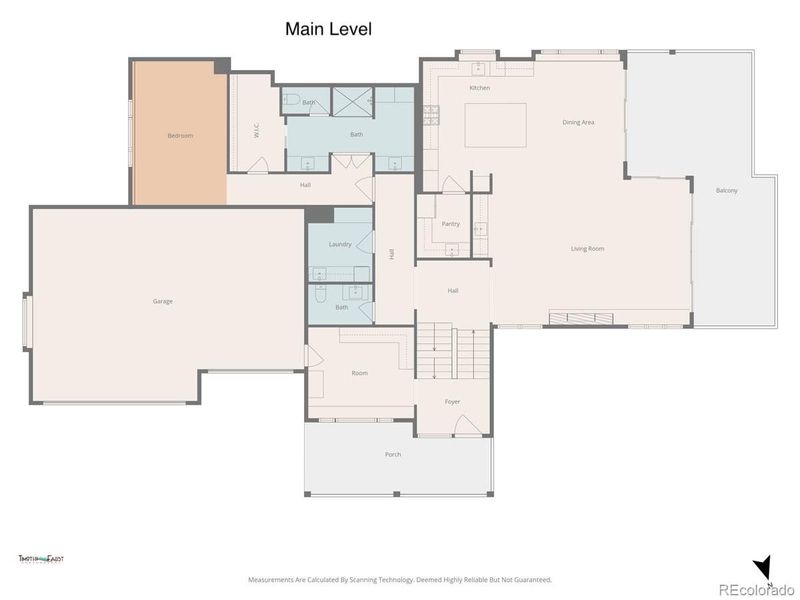 Main Level Floor plan