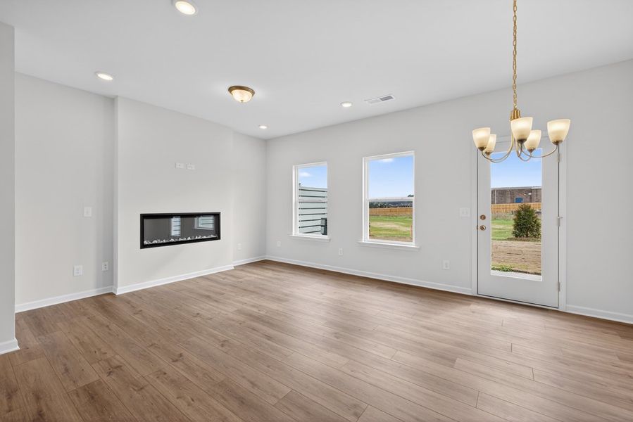 Spacious, unfurnished interior of a new home in The Andros, Dalton (Image 18).