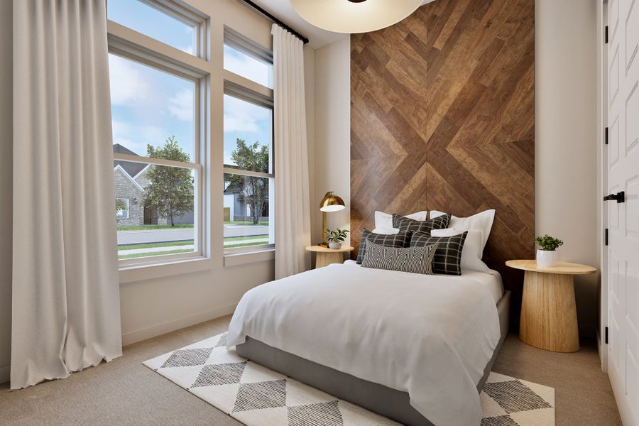 Representative furnished interior of a home built from the The Begonia by David Weekley Homes in Wildrye, Waller (Image 4). Representative furnished interior of a home built from the The Begonia by David Weekley Homes in Wildrye, Waller (Image 4).