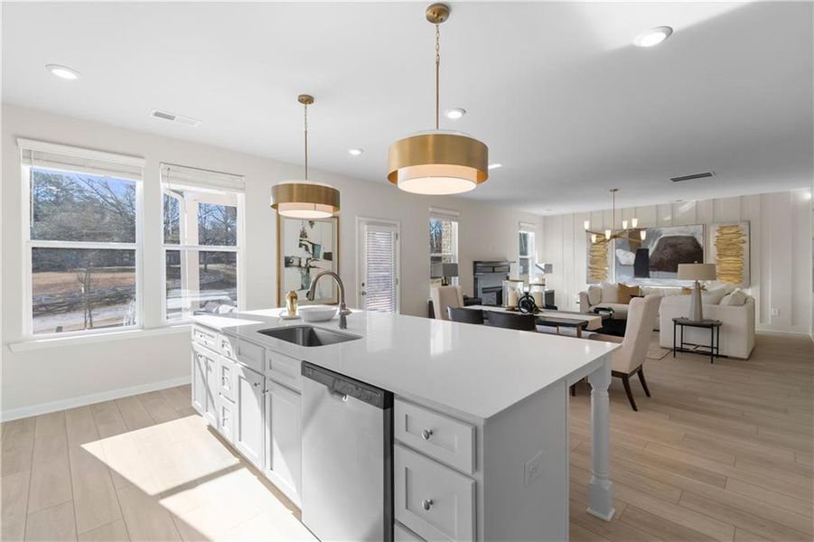 Furnished interior view inside a new home in Abbotts Crossing, Conyers (Image 6).