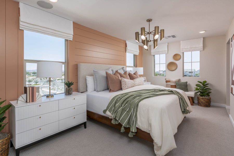 Primary Bedroom | Sterling | Solvida in Estrella at Goodyear, Arizona by Landsea Homes