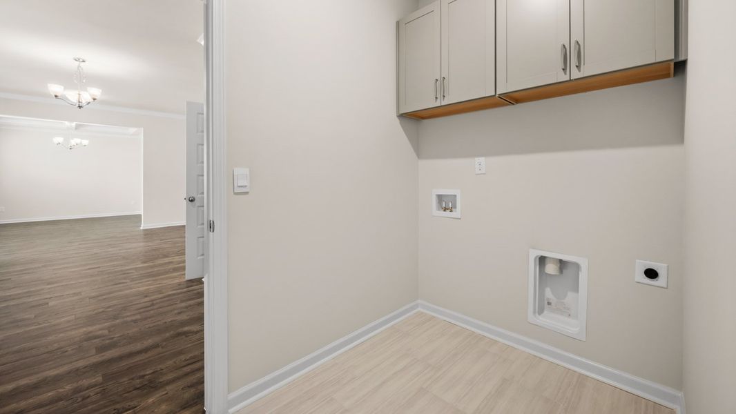 Representative unfurnished interior of a home built from the Marlene by D.R. Horton in The Gates at Pates Creek, Hampton (Image 28).