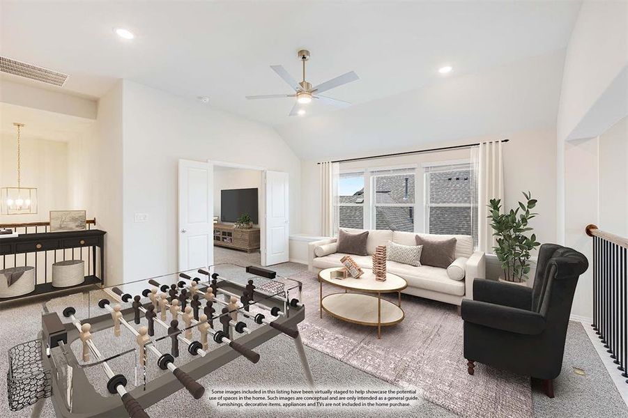 Furnished interior view inside a new home in Sonoma Verde, McLendon-Chisholm (Image 10).