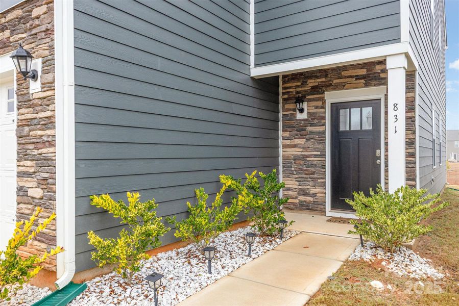 Exterior details and patio area of a home in Fergus Crossing, York (Image 3). Exterior details and patio area of a home in Fergus Crossing, York (Image 3).
