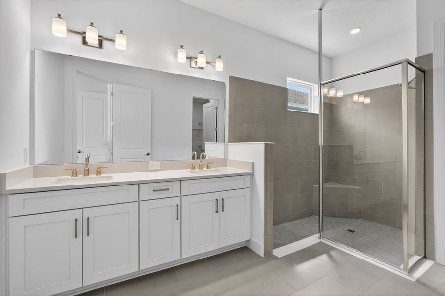 Furnished interior view inside a new home in Center Lake Ranch Community Group Page, St. Cloud (Image 6).