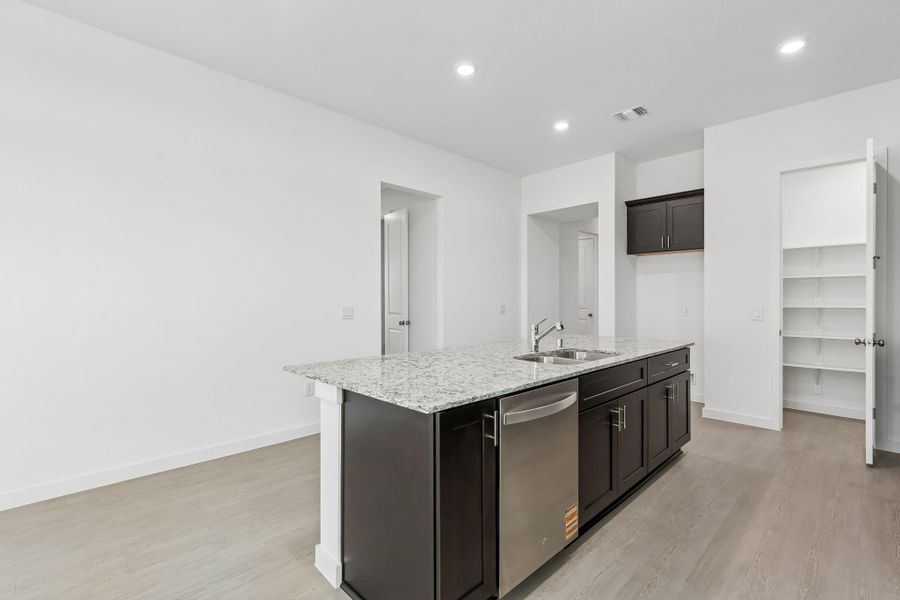 Furnished interior view inside a new home in Windcress, Cove (Image 6).