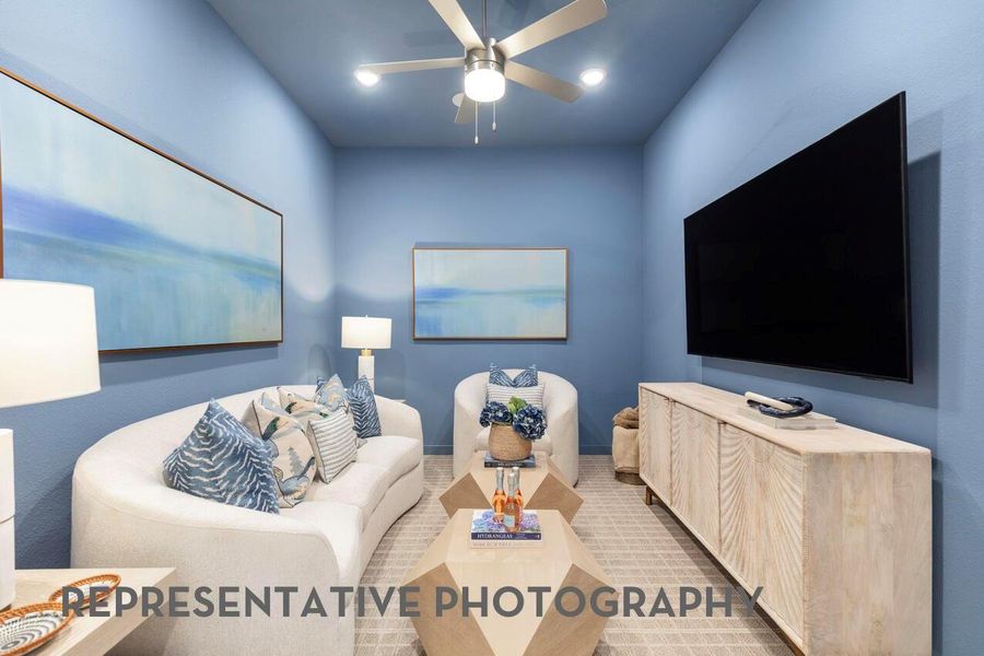 Furnished interior view inside a new home in Midline, Webster (Image 32). Furnished interior view inside a new home in Midline, Webster (Image 32).