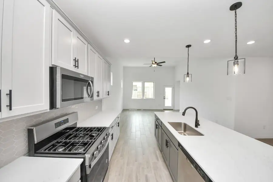 Furnished interior view inside a new home in , Katy (Image 9).