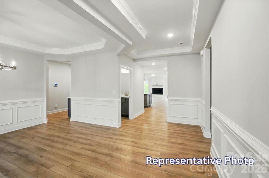 Spacious, unfurnished interior of a new home in The Enclave at Laurelbrook, Sherrills Ford (Image 30).