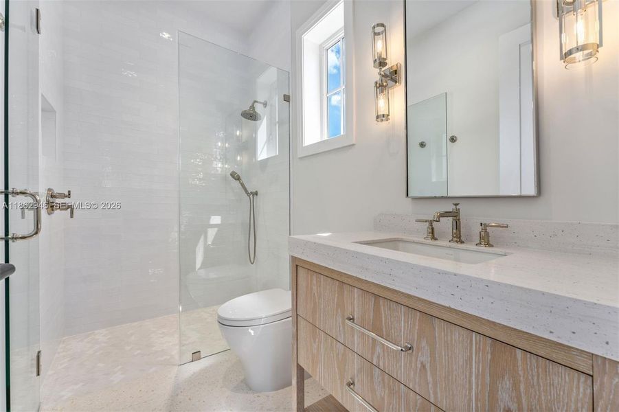 Furnished interior view inside a new home in , South Miami (Image 17).