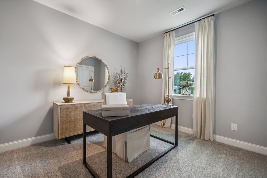 Furnished interior view inside a new home in The Beacon at Old Peachtree Single Family Homes, Lawrenceville (Image 246).