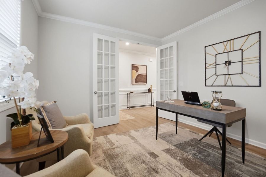Furnished interior view inside a new home in Roseshire Chase, Huntersville (Image 25).
