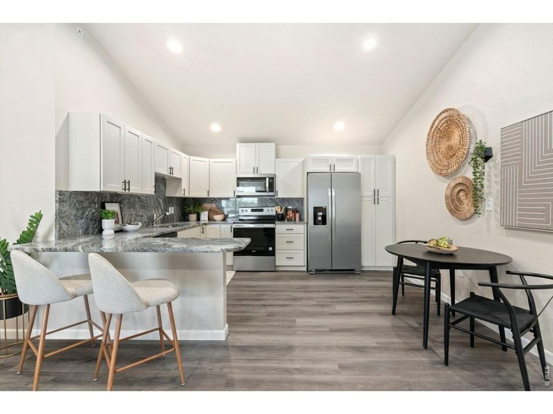 Furnished interior view inside a new home in , Denver (Image 19).