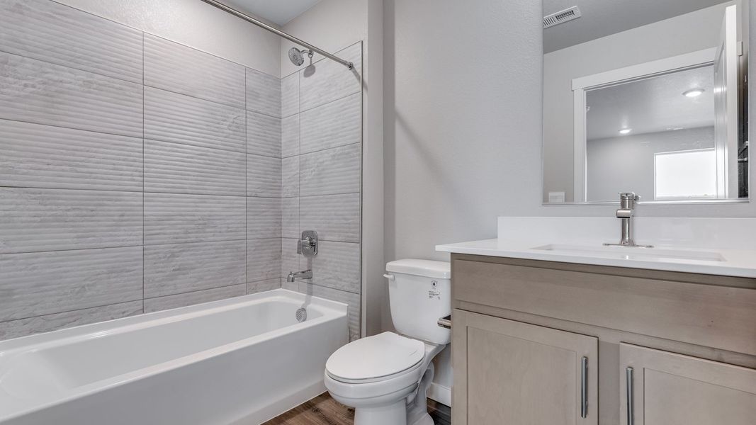 Furnished interior view inside a new home in Horizon Uptown, Aurora (Image 9).