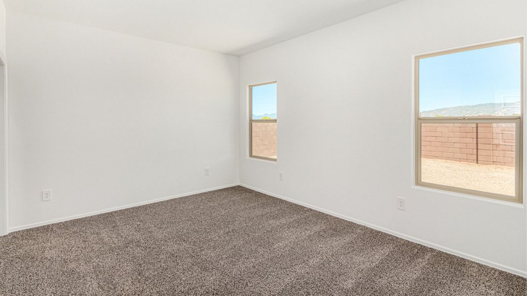 Representative unfurnished interior of a home built from the Amber by D.R. Horton in Hanson Ridge, Vail (Image 30).