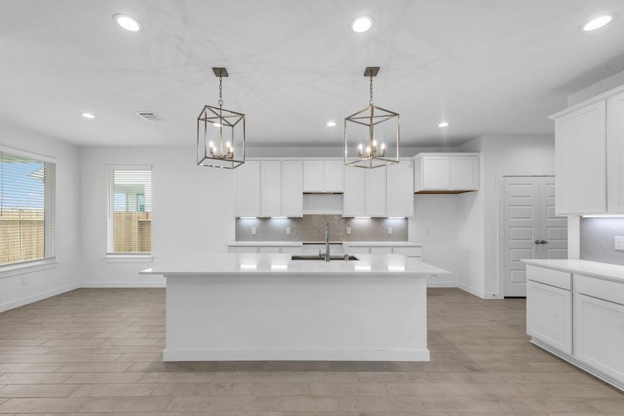 Furnished interior view inside a new home in Grand Mason Crossing, Park Row (Image 5).