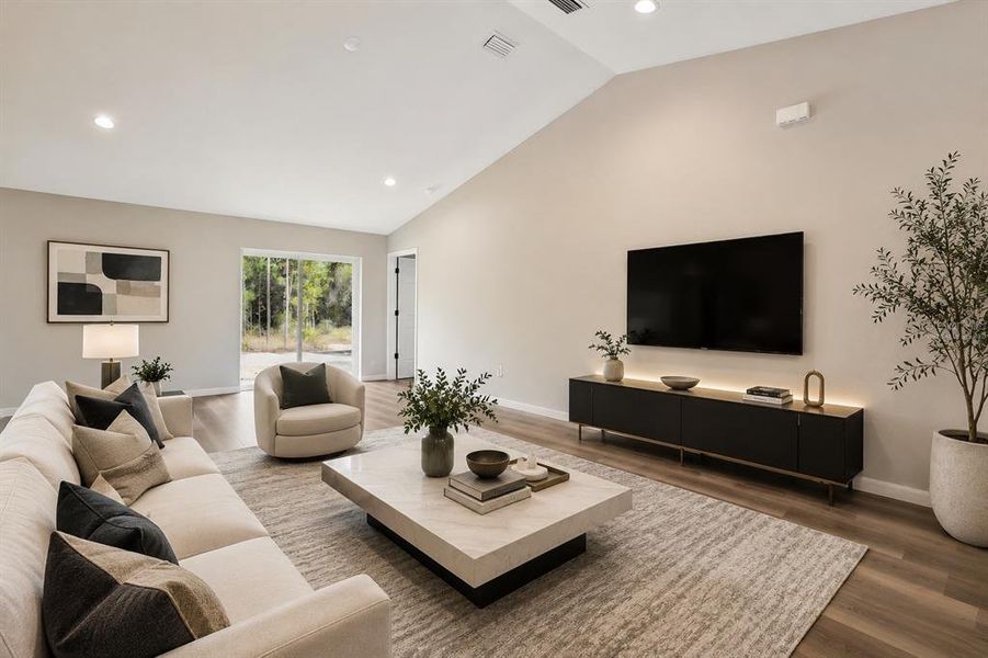 Furnished interior view inside a new home in , Brooksville (Image 5). Furnished interior view inside a new home in , Brooksville (Image 5).