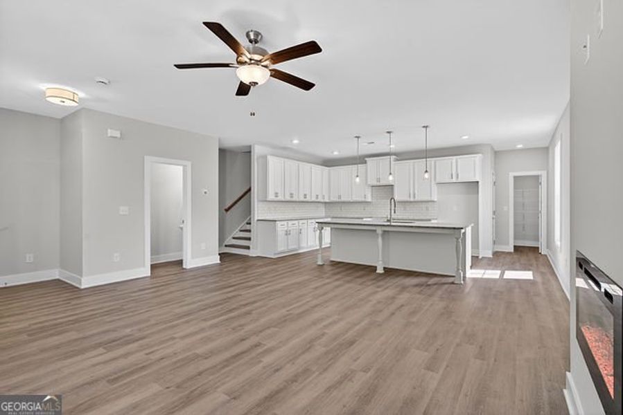 Spacious, unfurnished interior of a new home in The Park at Gainesville Township, Gainesville (Image 25).