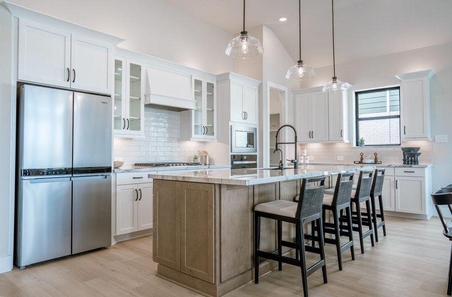Representative furnished interior of a home built from the Cameron by Beazer Homes in Arabella on the Prairie, Richmond (Image 4).