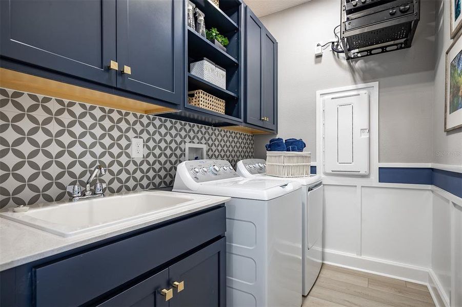 Furnished interior view inside a new home in Emerson Pointe, Apopka (Image 6). Furnished interior view inside a new home in Emerson Pointe, Apopka (Image 6).