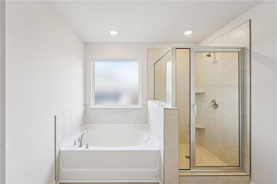 Furnished interior view inside a new home in Westmont Preserve, Powder Springs (Image 16).