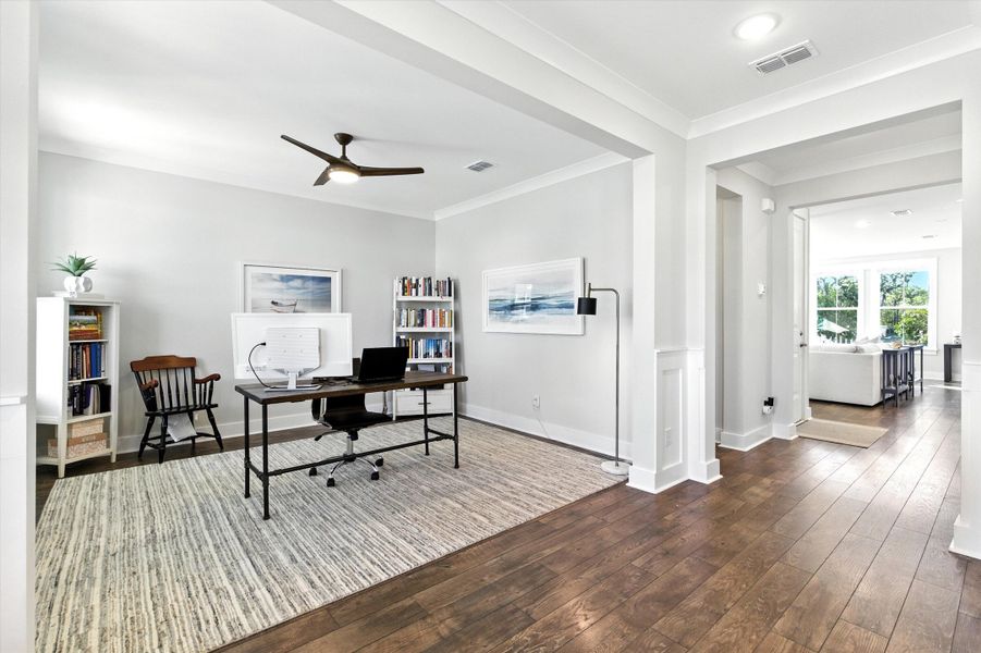 Furnished interior view inside a new home in , Mount Pleasant (Image 36).