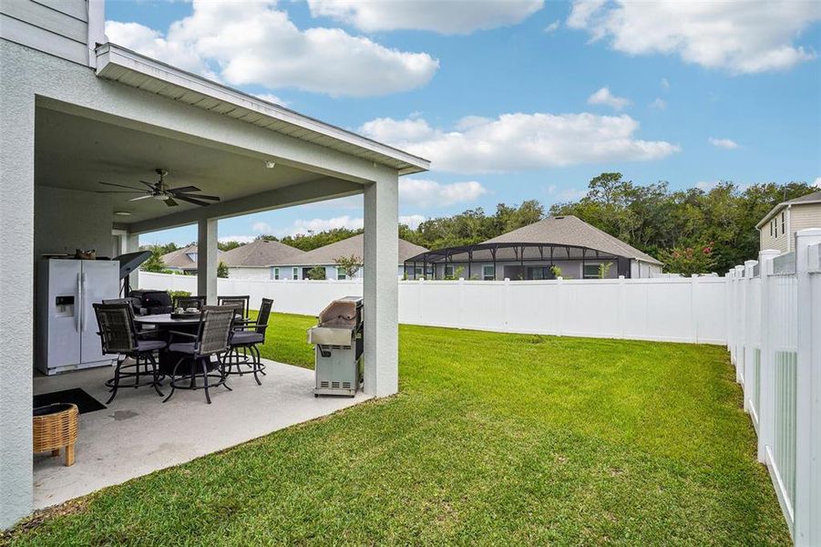 Exterior details and patio area of a home in Elegant Manor Estates, Edgewater (Image 30). Exterior details and patio area of a home in Elegant Manor Estates, Edgewater (Image 30).
