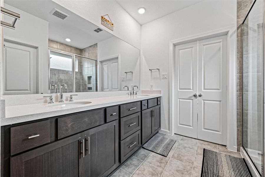Furnished interior view inside a new home in Avalon at Cypress, Cypress (Image 39). Furnished interior view inside a new home in Avalon at Cypress, Cypress (Image 39).