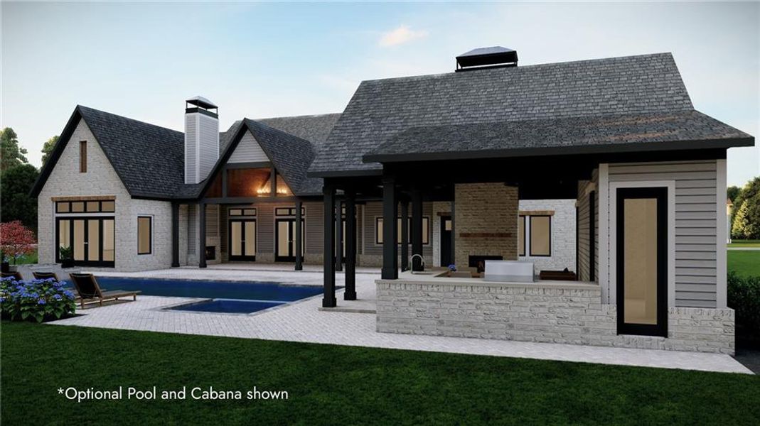 Exterior details and patio area of a home in , Cumming (Image 4).