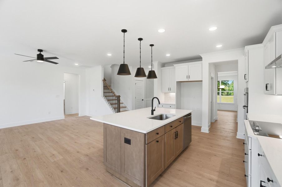 Furnished interior view inside a new home in Chasewood, Mint Hill (Image 10).