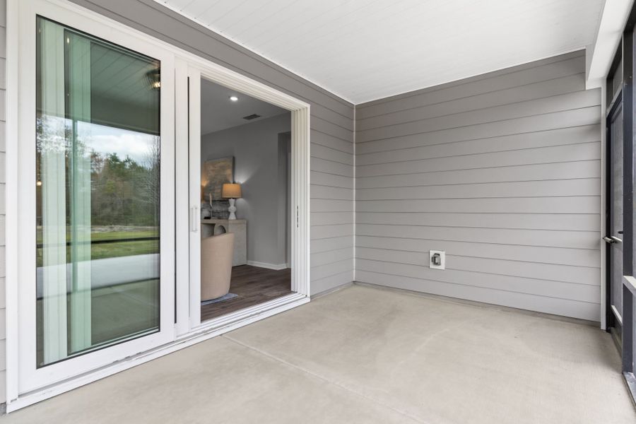 Spacious Screened in porch  outside of the Gathering Room