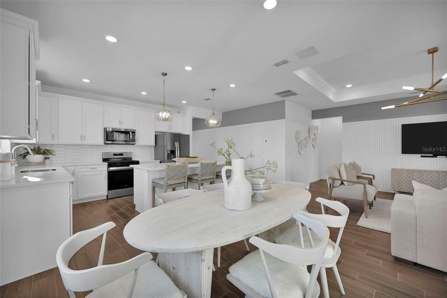 Furnished interior view inside a new home in Seminole Palms, Palm Coast (Image 8).