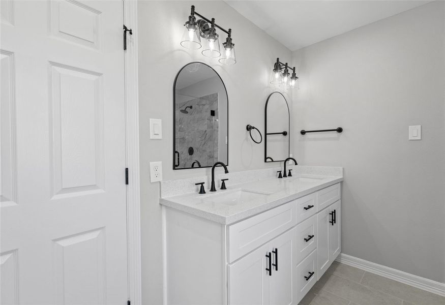 Furnished interior view inside a new home in , Houston (Image 9).