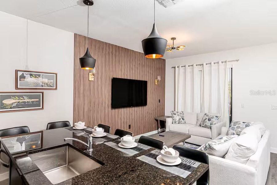 Furnished interior view inside a new home in , Kissimmee (Image 9).